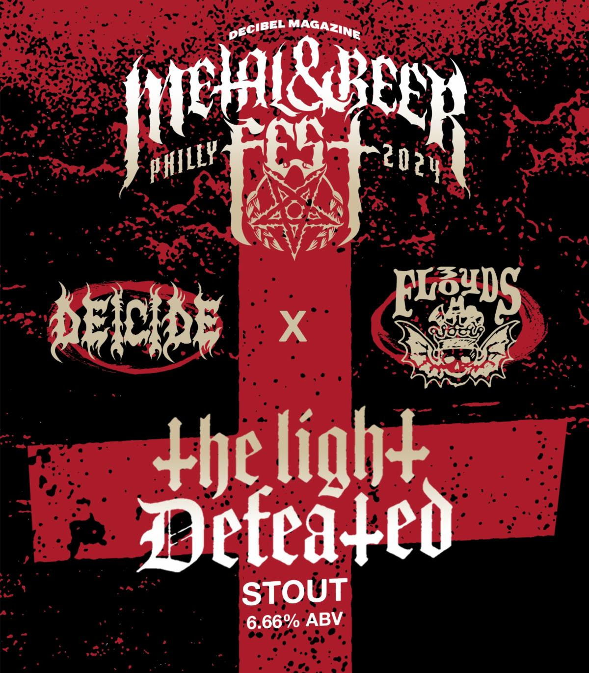 Deicide Teams Up With Craft Beer Masters 3 Floyds  Debuts The Light Defeated Stout  at Decibel Magazine Metal & Beer Fest April 12 – 13