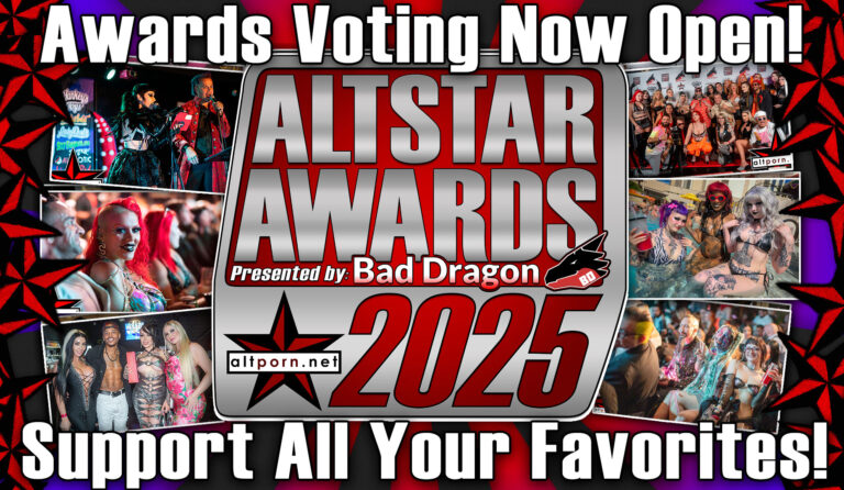 AltPorn.Net Announces Nominees for 2025 AltStar Awards presented by Bad Dragon