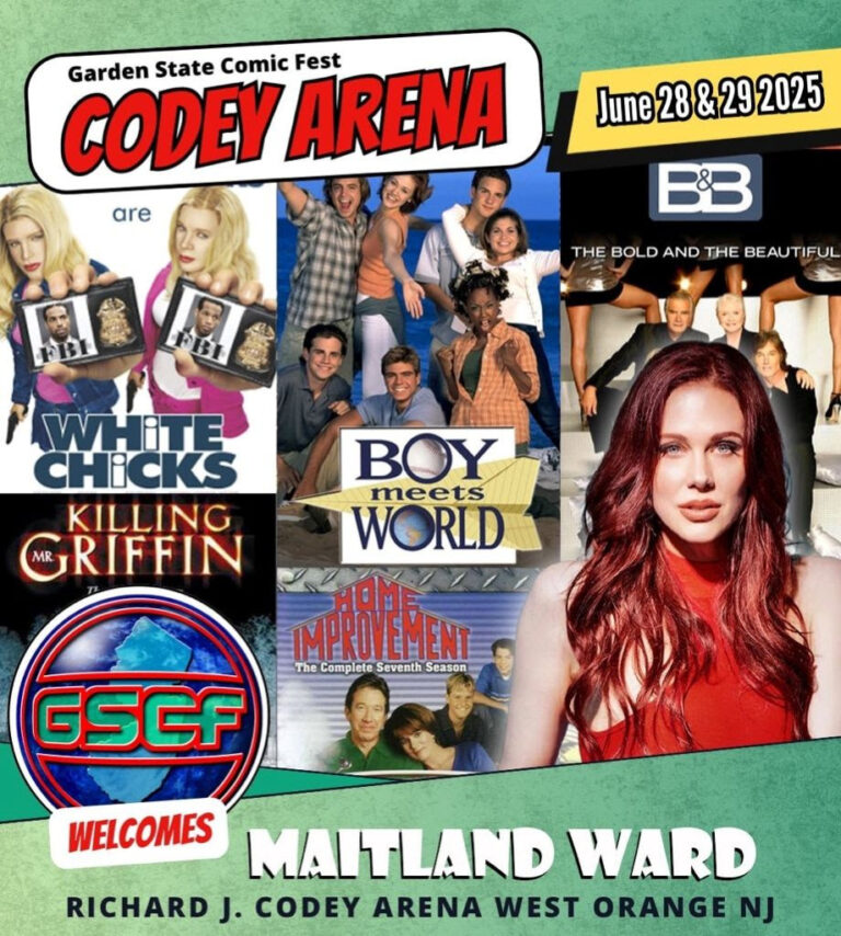 Maitland Ward to Sign for Fans at Garden State Comic Fest, June 28-29