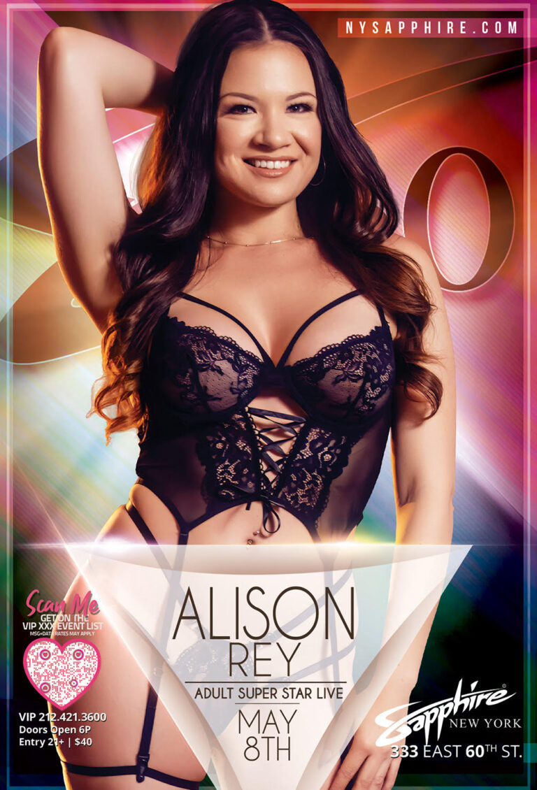 Alison Rey Headlines Sapphire 60 in NYC Friday