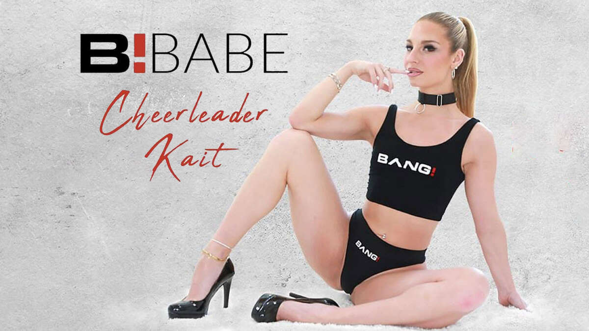 Cheerleader Kait Caps a Breakout August as Bang! Babe of the Month