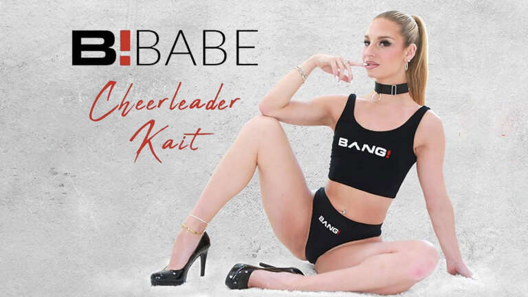 Cheerleader Kait Caps a Breakout August as Bang! Babe of the Month