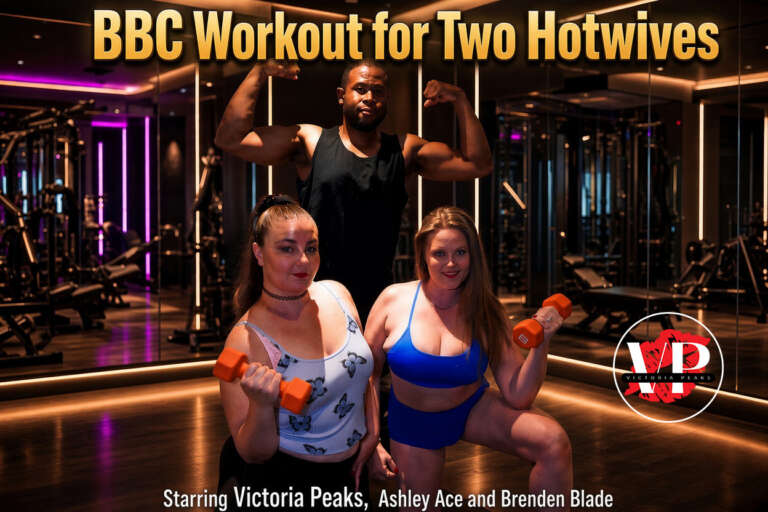 Victoria Peaks and Ashley Ace Team With Brenden Blade in BBC Workout for Two Hotwives
